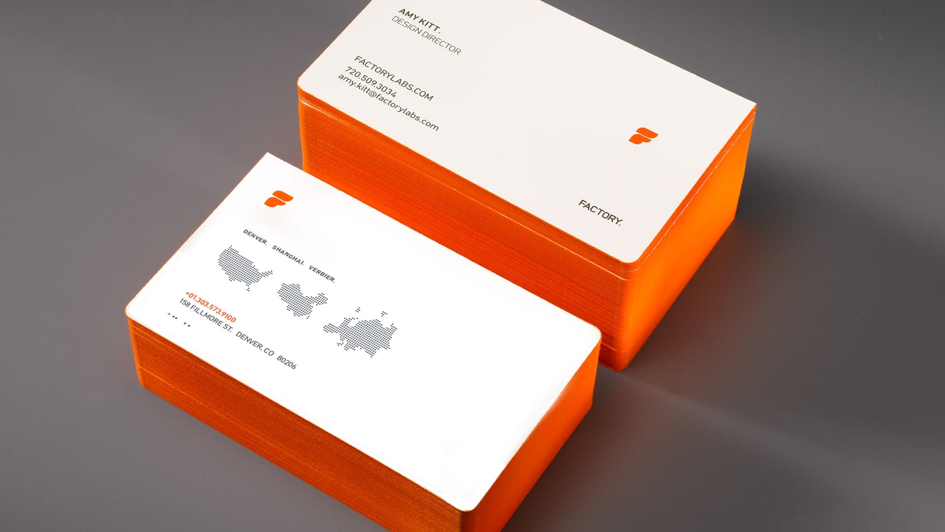 Factory Design Labs Brand Identity - Business Cards