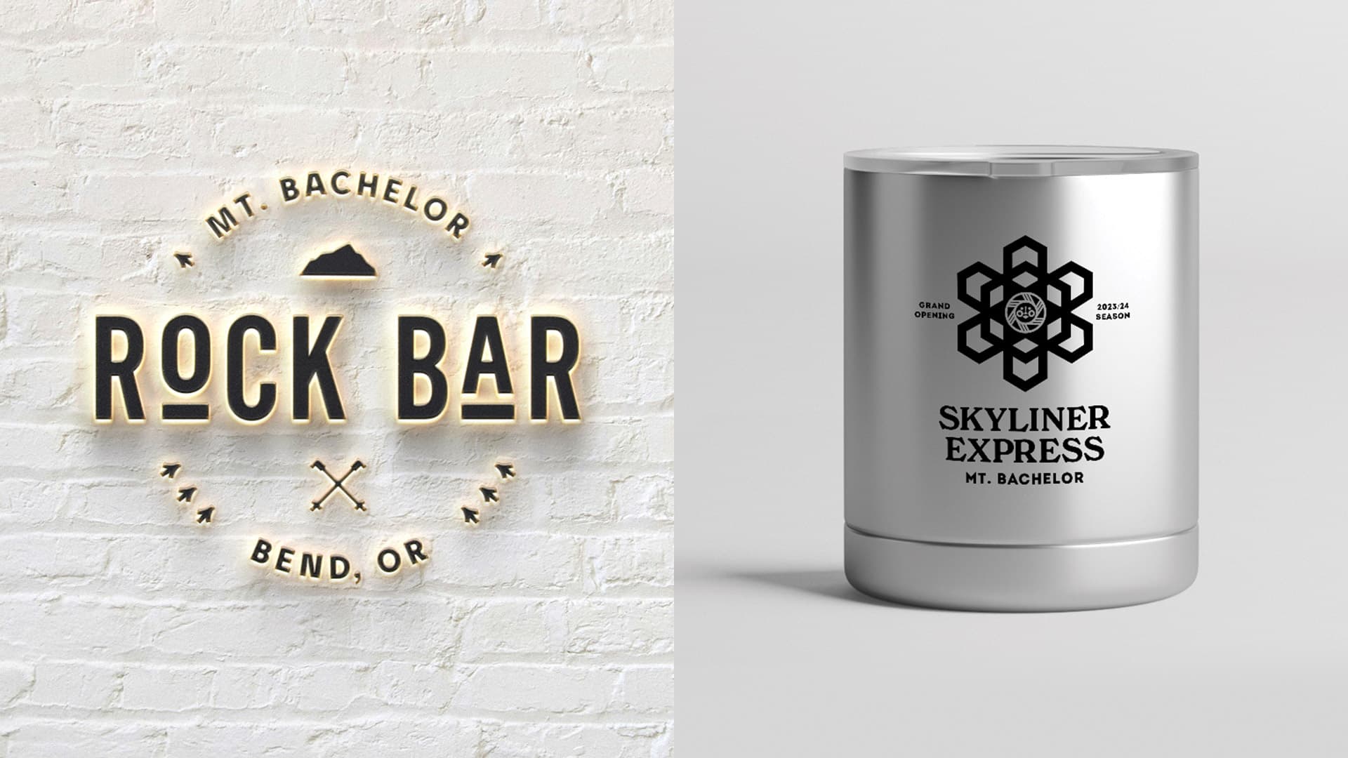 Mt. Bachelor Rock Bar Identity & Skyliner Express Identity