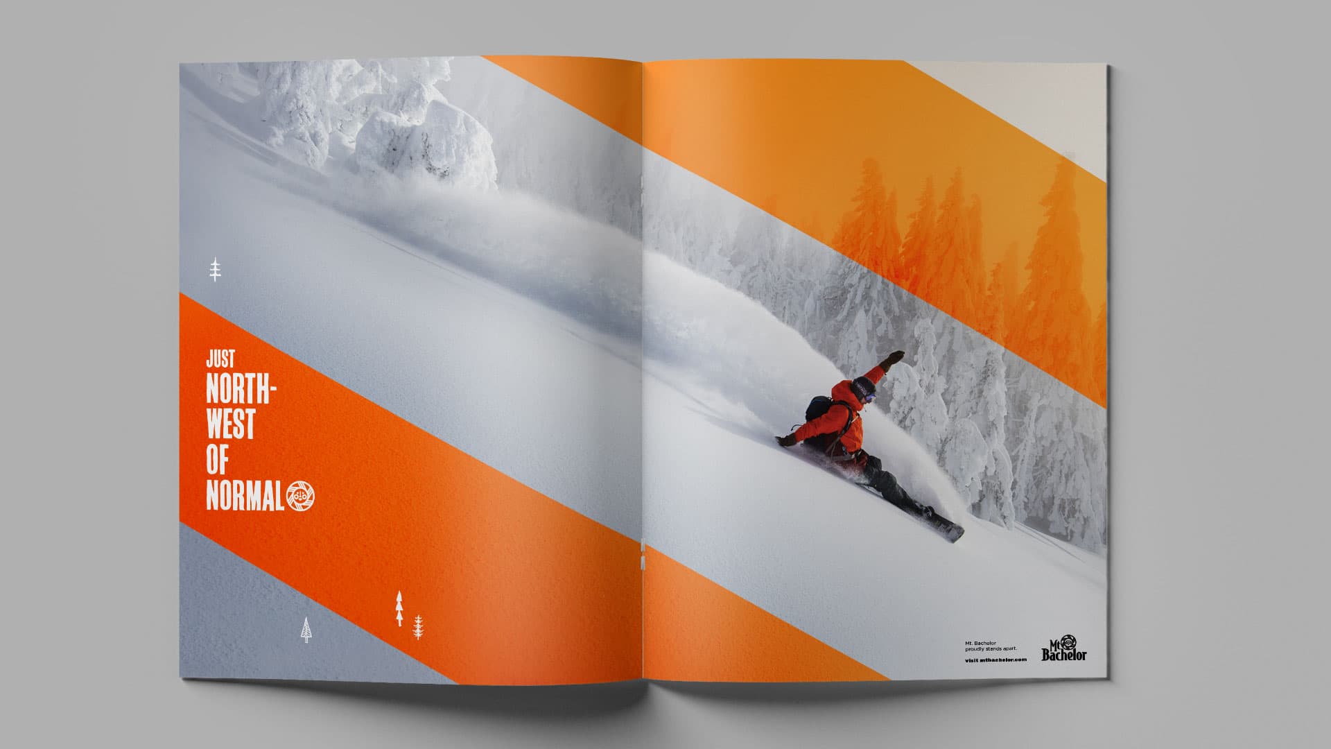 Snowboarder Journal Mt. Bachelor Spread