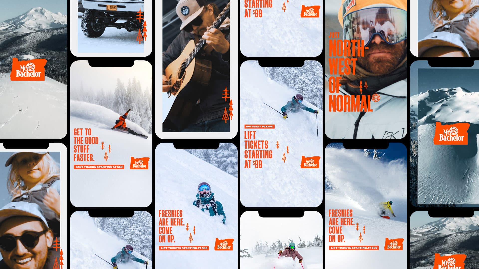 Mt. Bachelor Social Ad Creative
